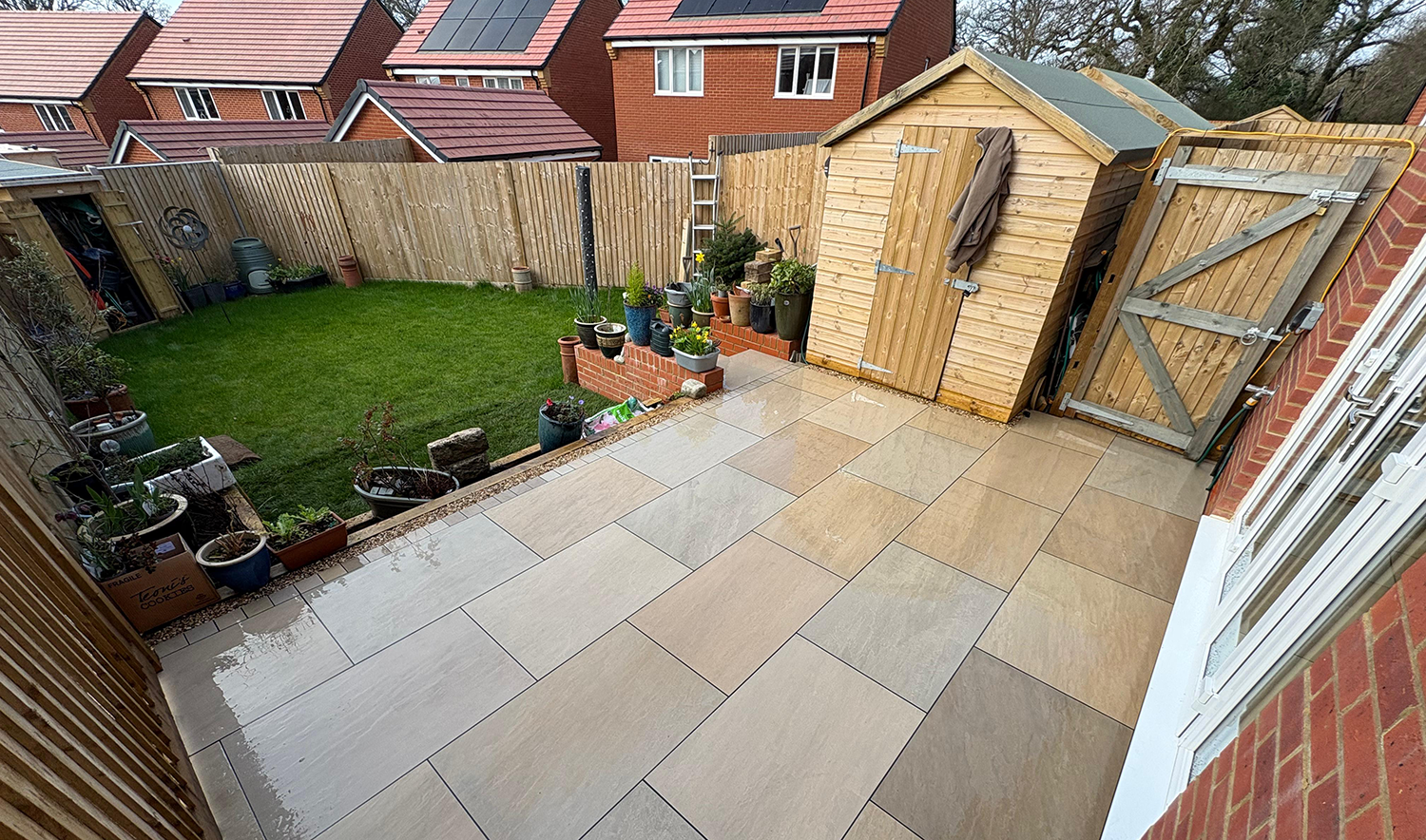 sandstone paving landscaper